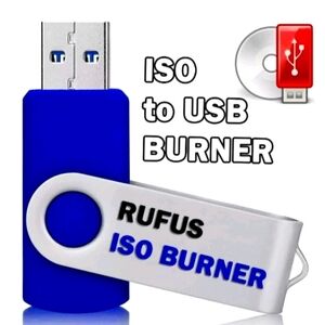 USB ISO Burning Software  | RUFUS ISO to USB Burner | On USB FLASHDRIVE